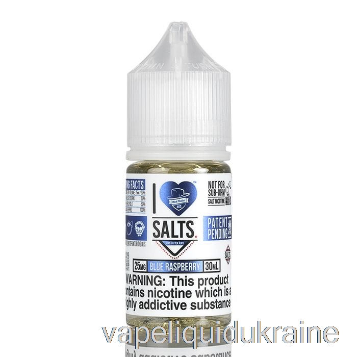 Vape Liquid Ukraine Blue Raspberry - I Love Salts - 30mL 25mg